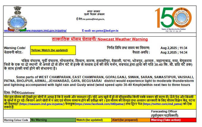 rain alert