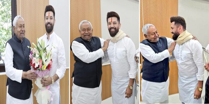 Chirag meets CM Nitish