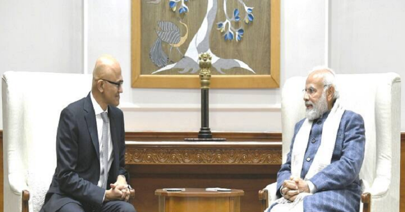 Nadella-Adani Meeting