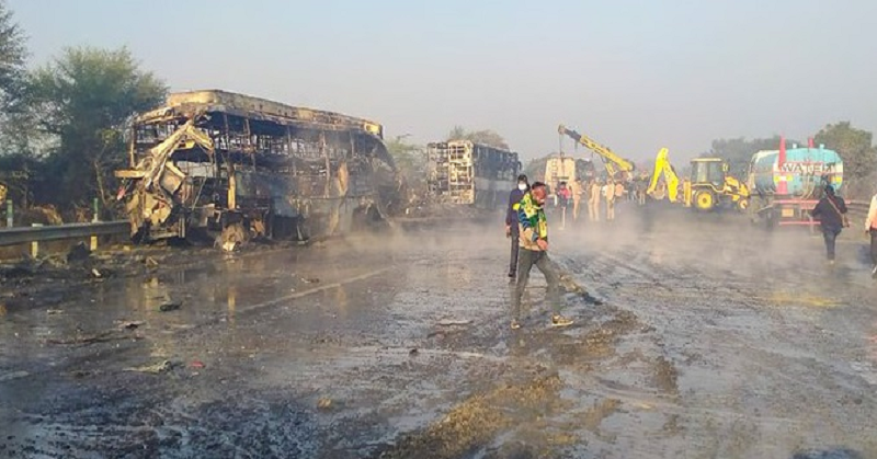 Massive road accident 