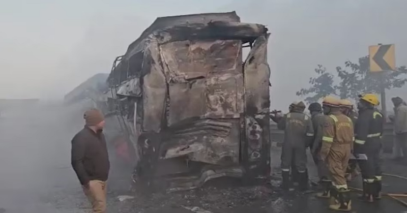 Massive road accident 