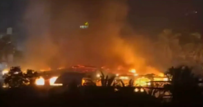 Cylinder Blast in Night Club