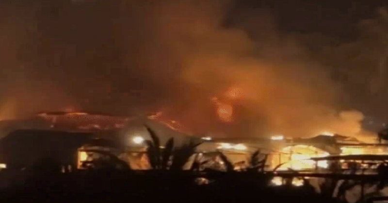 Cylinder Blast in Night Club 