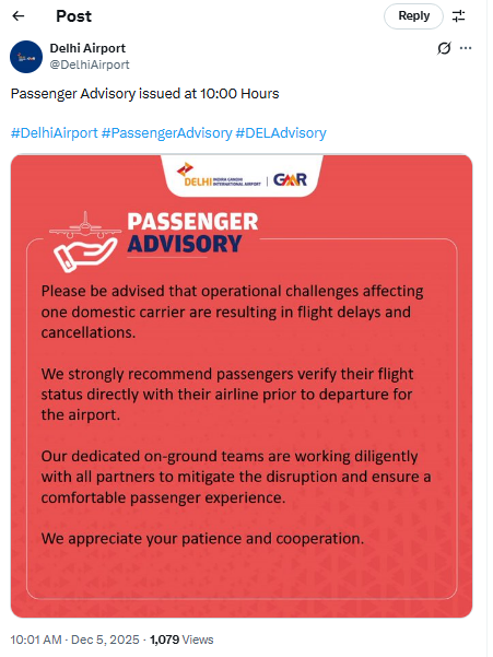 IndiGo Flight Cancellation 