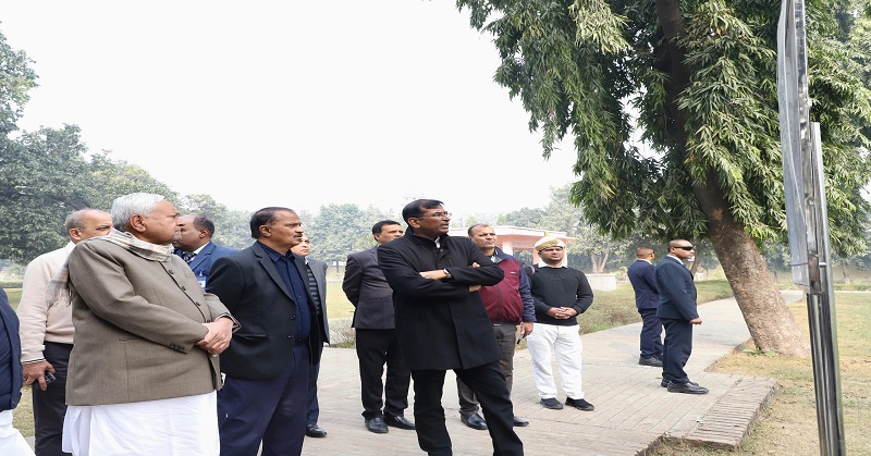 Kumhrar Park inspection 