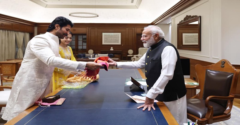 Rashmika-Vijay meet PM Modi
