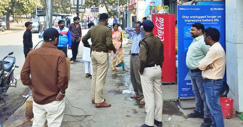 Patna Ke Boring road me firing