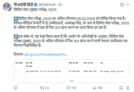 Akanksha singh UPSC rank 301