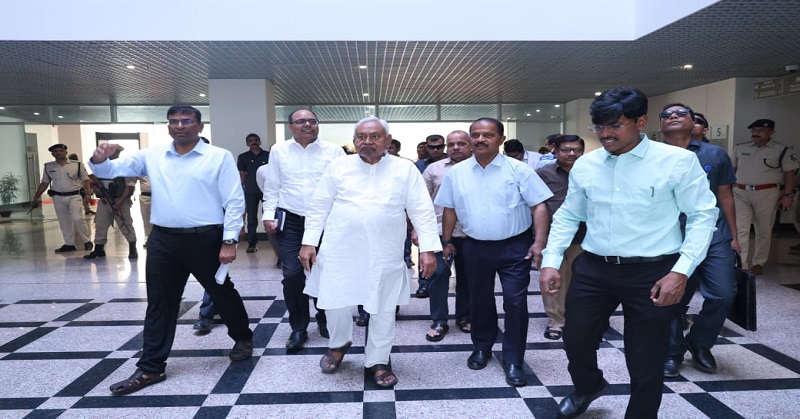 CM Nitish in Action